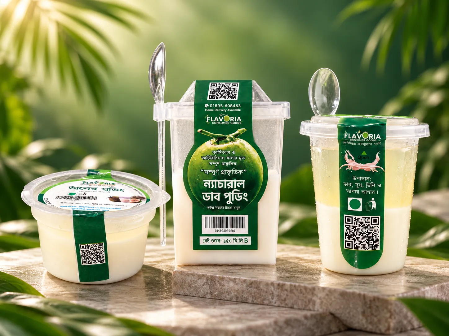 ন্যাচারাল ডাব পুডিং